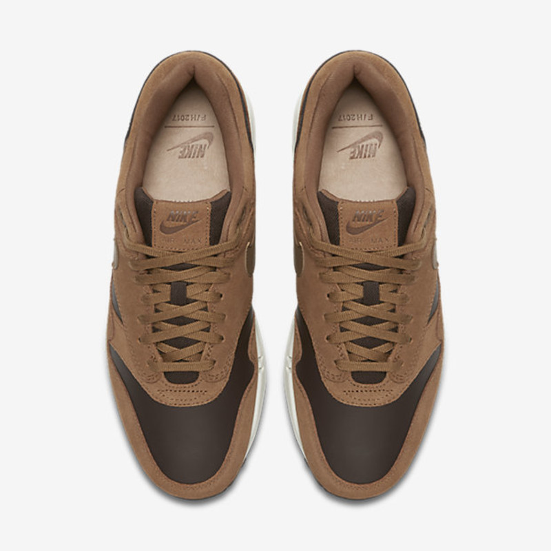 Nike air max 1 premium ltr 2025 shoes – ale brown/ale brown/sail/golden beige